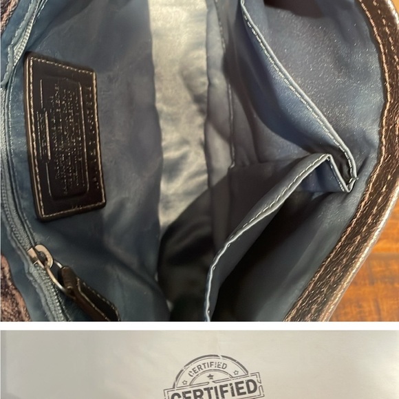 Coach Chelsea Metallic Chain Strap Shoulder Bag/ COA - Picture 15 of 15